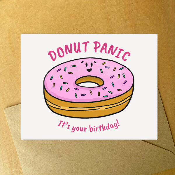 Birthday Card - Donut - Image 2