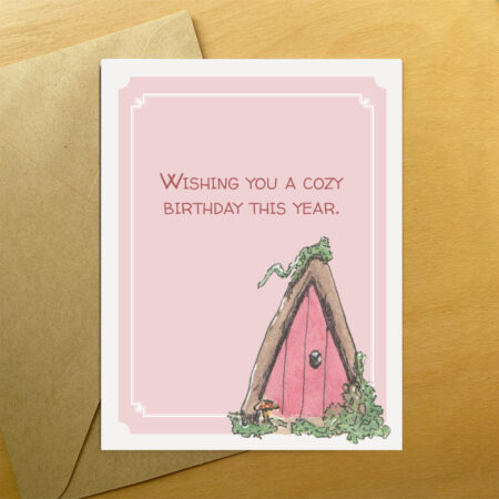 Birthday Card - Fairy Door
