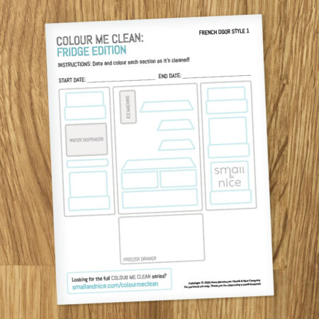 Colour Me Clean: Fridge Edition