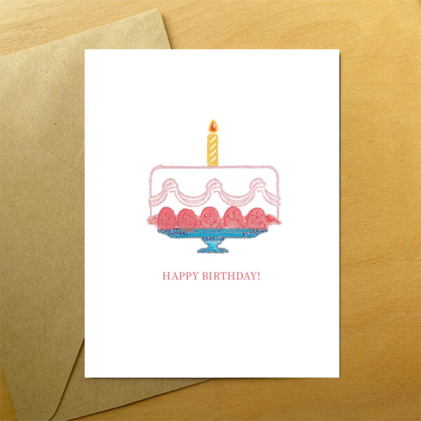 Birthday Card - Sweet Cake - Image 2