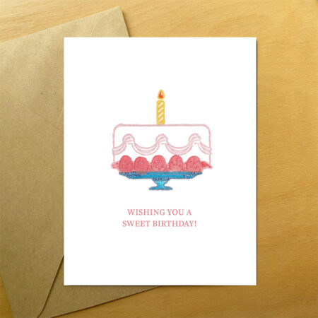 Birthday Card - Sweet Cake