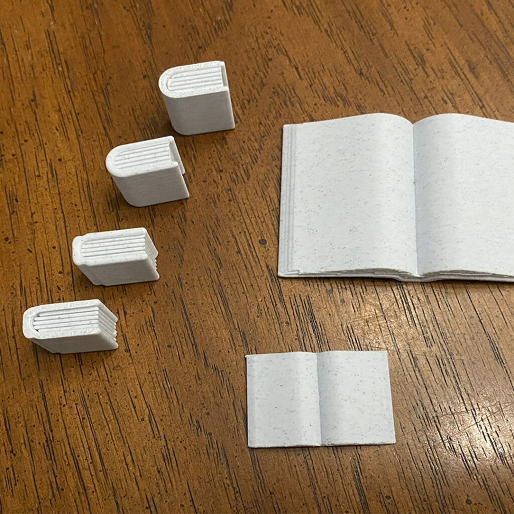 Mini books in various sizes